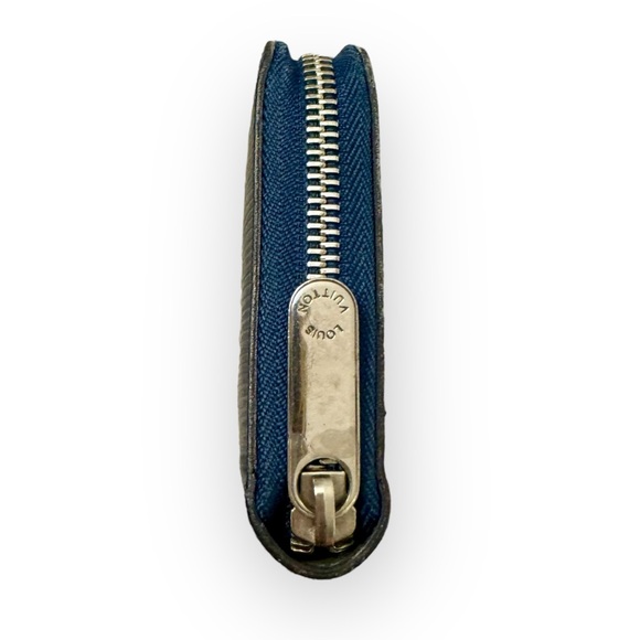 LOUIS VUITTON Indigo Blue Epi Leather Zippy Long Wallet - Picture 6 of 15